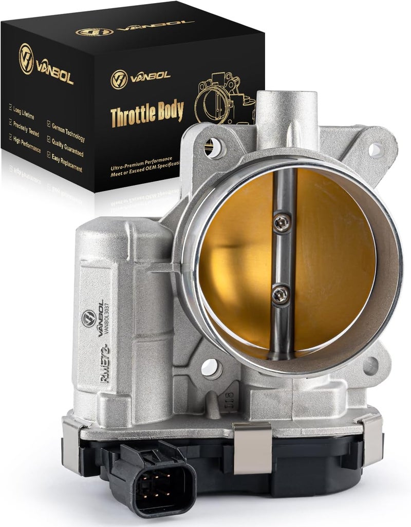VANBOL Electronic Throttle Body Fit for 2006-2011 Chevy Impala Malibu Monte Carlo Equinox Uplander Buick Lucerne Terraza Pontiac G6 Montana Torrent Saturn Aura Vue V6 3.4L 3.5L 3.9L 12577029 12609500 - Image 1